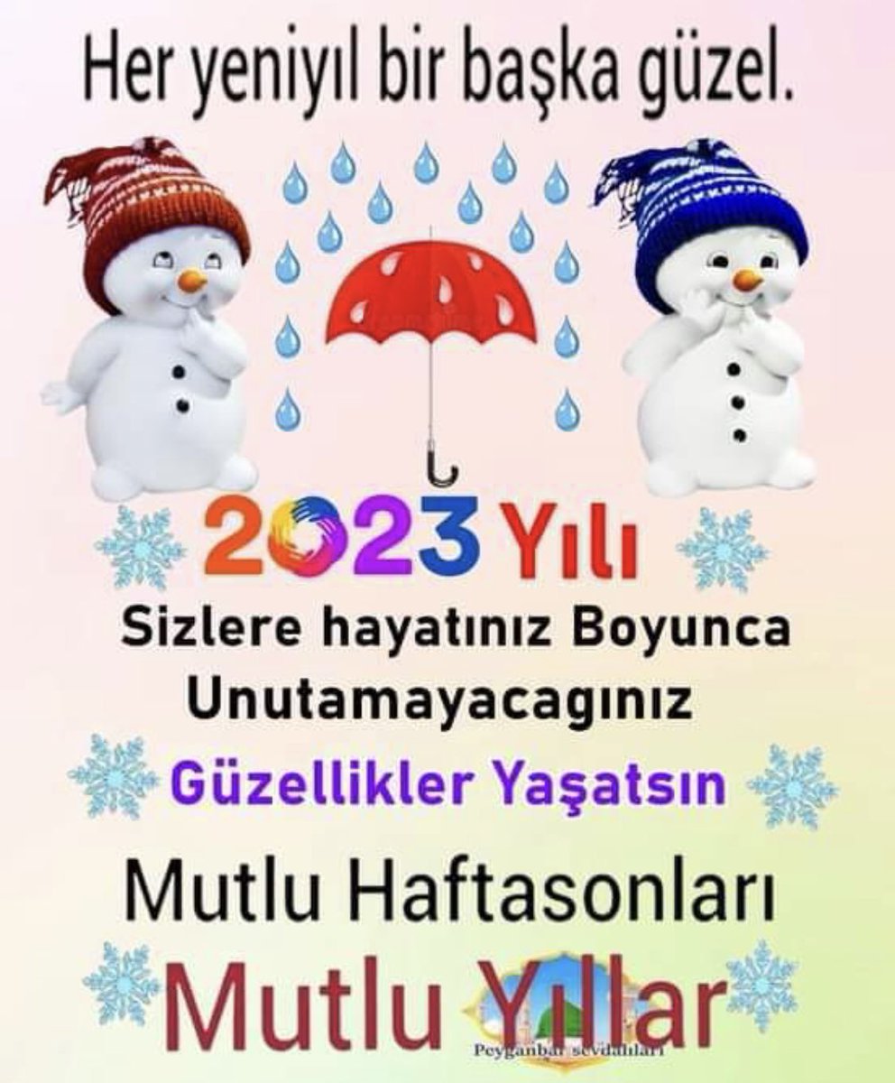 Güzel dostlarım iyi yıllar diliyorum 😘