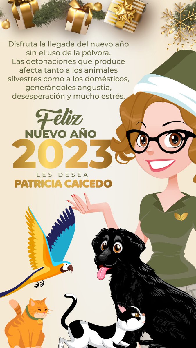 Para el proximo año tenemos que dar todos lo mejor de sí. Para materializar el trabajo con el triunfo de la Alcaldía de los 500 años. Recibamos el año nuevo con el mismo espíritu de lucha y la misma confianza en el triunfo de nuestra Líder <a href="/patcaicedo/">Patricia Caicedo Omar</a>