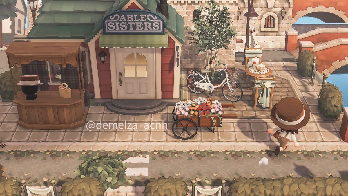 demelza_acnh's tweet photo. A stroll around town 🍃🪵 https://t.co/JqBnT4QfsN