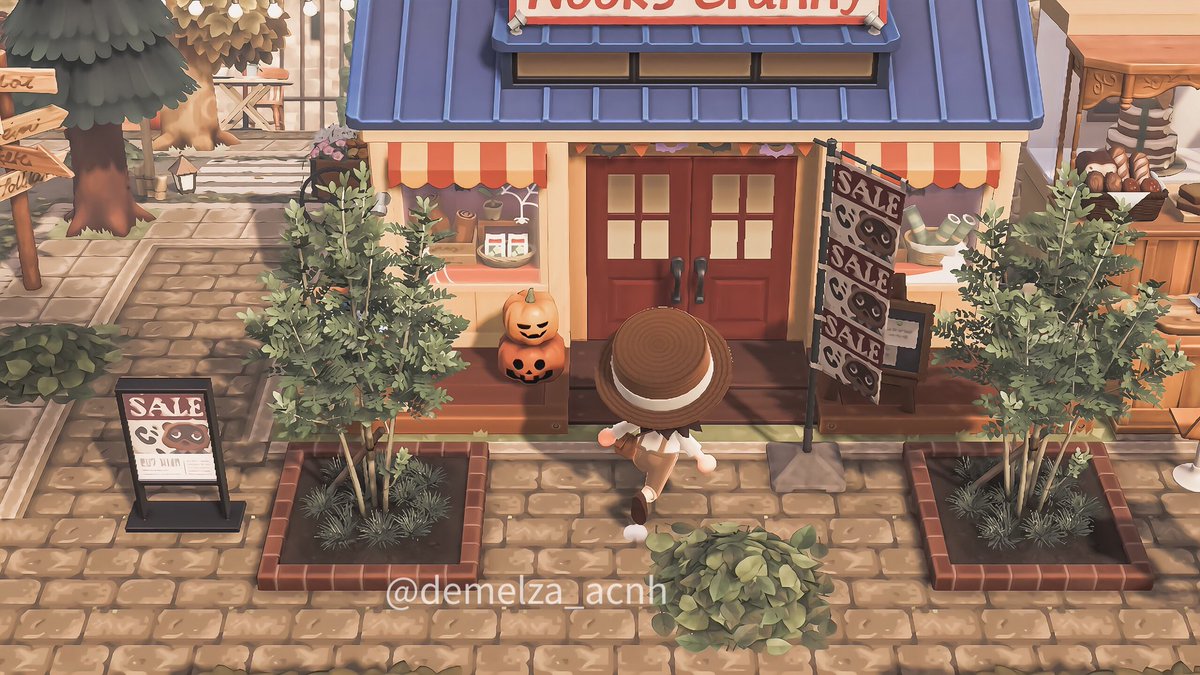 demelza_acnh's tweet photo. A stroll around town 🍃🪵 https://t.co/JqBnT4QfsN