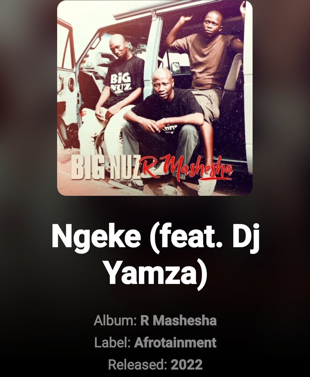 #SongOfTheYear We told you!!!! #Ngeke 🍾🍾🍾🍾👏👏👏👏👌👌👌👏👏👏👏👏👏#BigNuz
#RIPMampintsha
