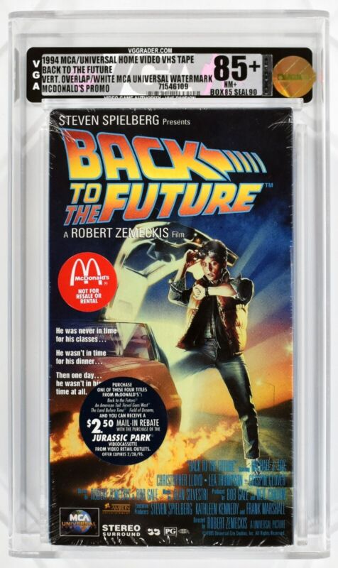 iwantmyvhs's tweet photo. S242 Back To The Future 1994 Mcdonald's Promo Vga Grade 85+ Nm+ Box 85 Seal 90  https://t.co/uVwJ4u2wjW @digauctions  🎥 https://t.co/WO2OI8kR2n