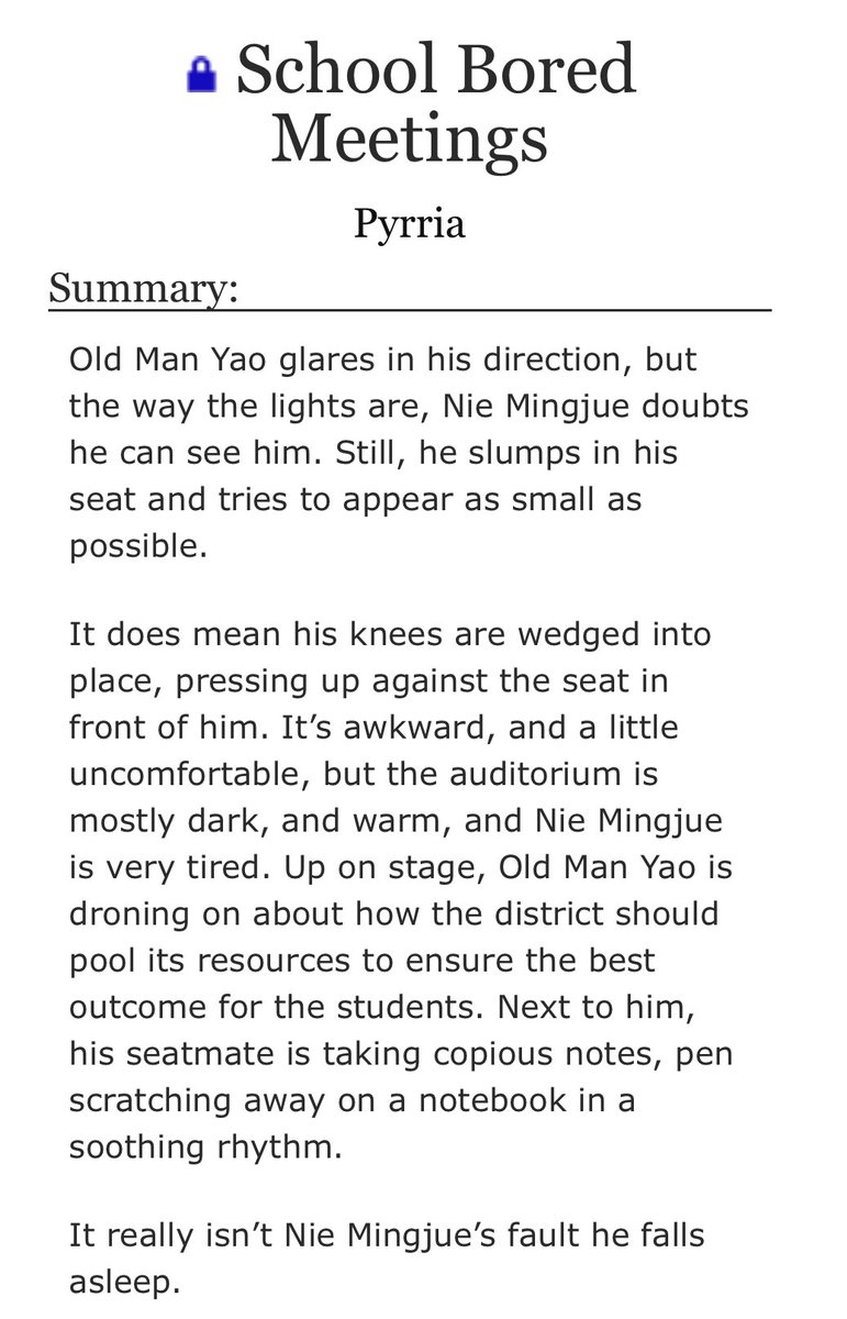 PyrriaWrites's tweet photo. Joint School Board meetings are a pain. NMJ can be forgiven for falling asleep, right? After all, he had such a comfy pillow… #12DaysOfMingCheng https://t.co/FCJK618KhJ https://t.co/1JPWtck3IB