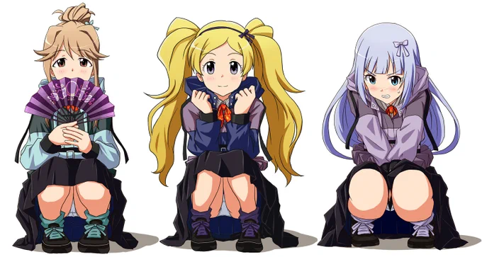 ポンチョ衣装いいよね…これはライブで着てた衣装を参考にしたからゲームとは違うけど 