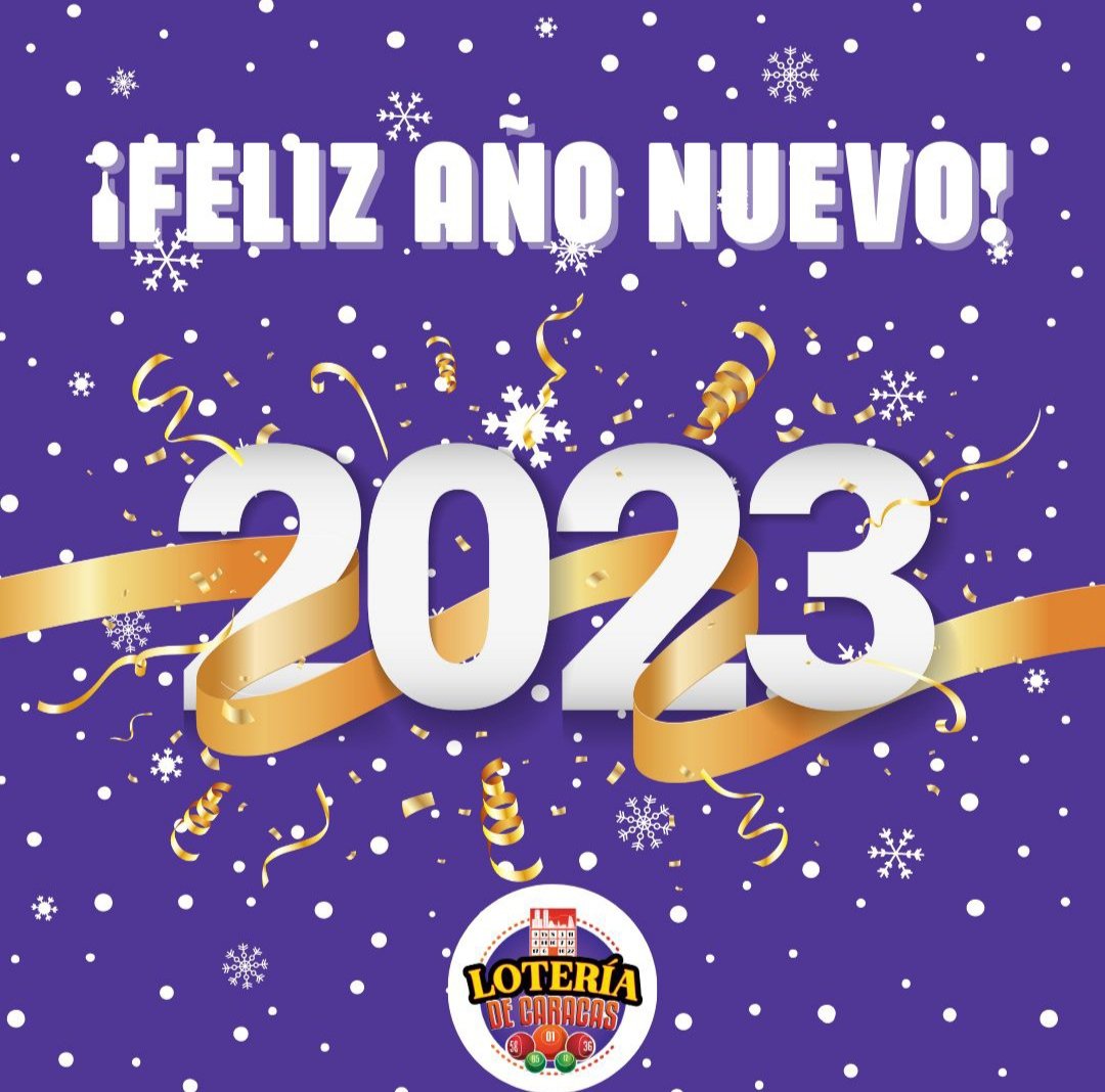 CaracasLoteria's tweet photo. ☝🏼 A punto de finalizar el 2022; podemos considerar que ha sido un año lleno de nuevos aprendizajes.

El equipo de Lotería de Caracas, brinda 🍾🥂 por un año que se va, y uno nuevo que llega para llenarnos de éxitos, prosperidad y abundancia. 

¡FELIZ AÑO NUEVO 2023! 🎊 https://t.co/cKx0n7oJR3