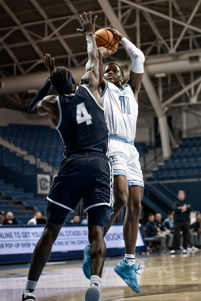 WeeksMichael's tweet photo. Gritty game today against @SamfordMBB.  Despite being down by double digits, @CitadelHoops battled back to tie with 4:30 left.  Alas, it was not to be.  Citadel 63, Samford 75. #NCAAM #basketball  @Citadel1842 @CitadelSports #collegebasketball https://t.co/Z0MCsrazYm