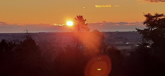 初日の出🌄 
