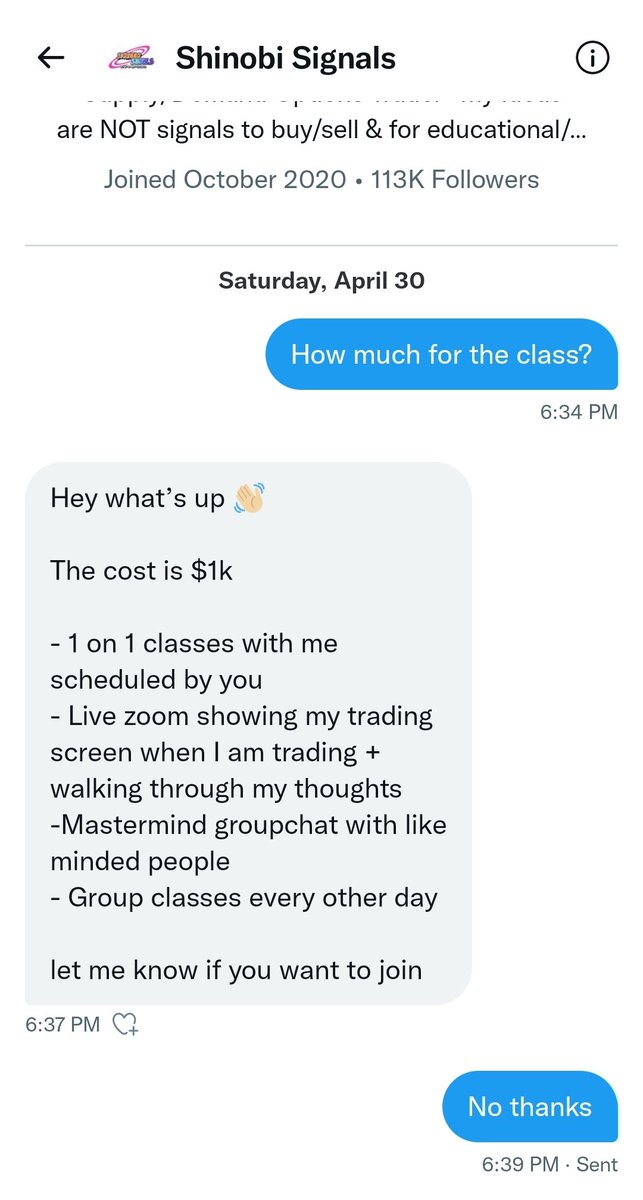 SabreCapTrading's tweet photo. @ShinobiSignals Like yourself? https://t.co/p0cDmTTLKs