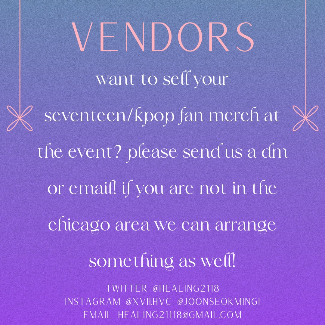 HEALING2118's tweet photo. HEALING - a birthday event for seventeen’s dino, dokyeom, and vernon 
2.18.23 at tsaocaa in chicago
tier details below! link to purchase tier benefits: https://t.co/F6Y9f4wKJH https://t.co/fWh5PfbDz7