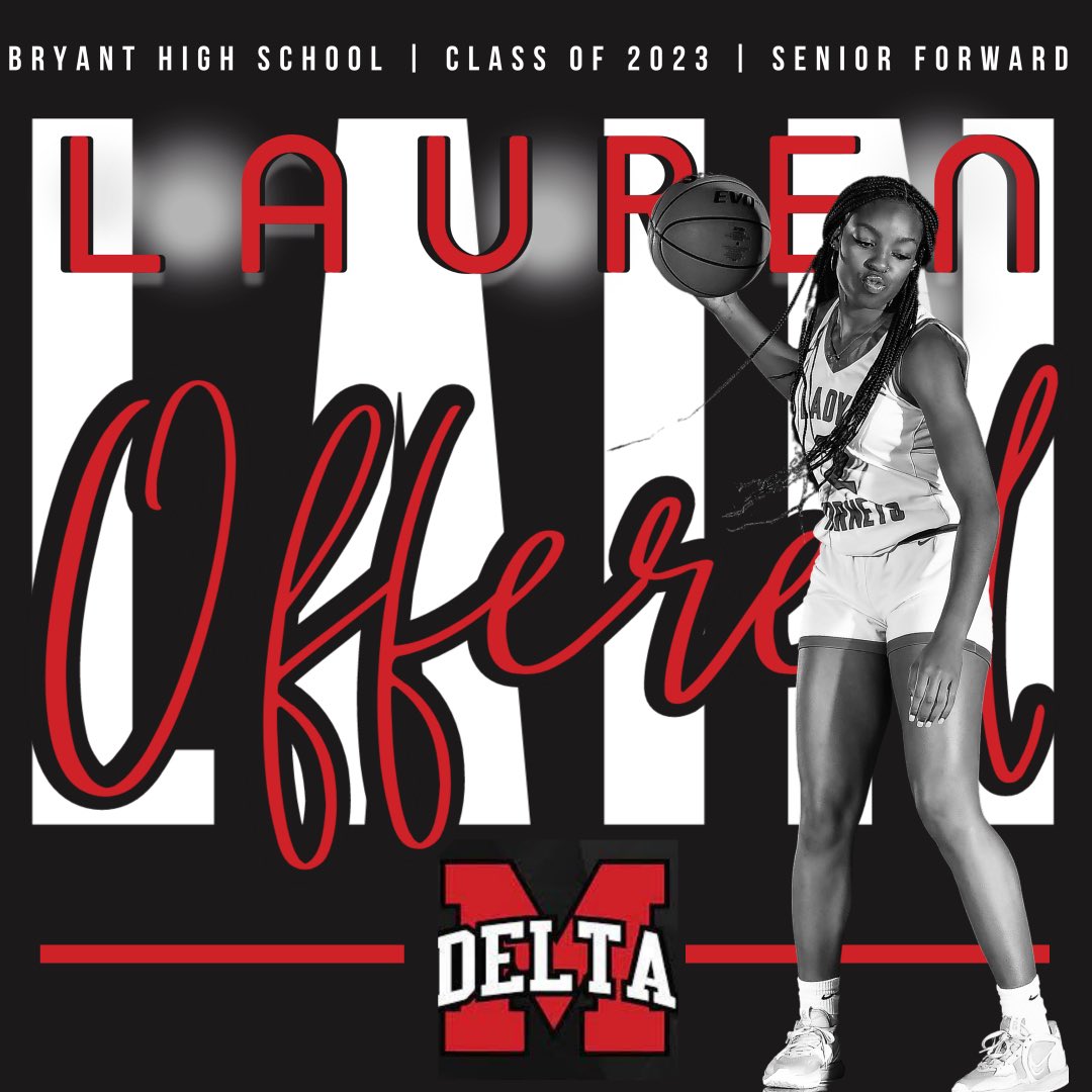 After a phone call with coach Tangela Banks I am blessed to receive an official offer to #mississippidelta #blessed #offered #BGB