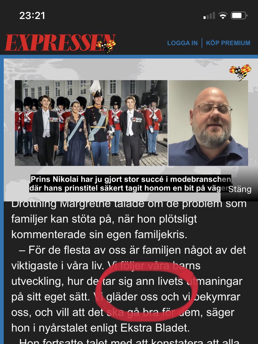 Kanske borde mitt nyårslöfte bli att inte bete mig som en surtant men detta irriterar mig… vad hände med redigerarrollen? 🧐 Fattar att man måste skriva snabbt för webben men vem fångar upp dessa missar nuförtiden? Ingen?