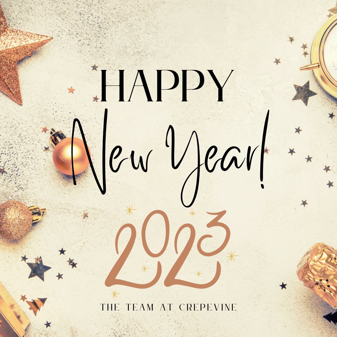 CrepevineTheBay's tweet photo. Happy New Year's Eve, Bay Area! 🥂 Our locations are open for limited hours today (see the previous post for details!), and we hope you fill up at #Crepevine before heading off to your celebrations. 🍾
Stay safe! https://t.co/SoJANHcJ5p