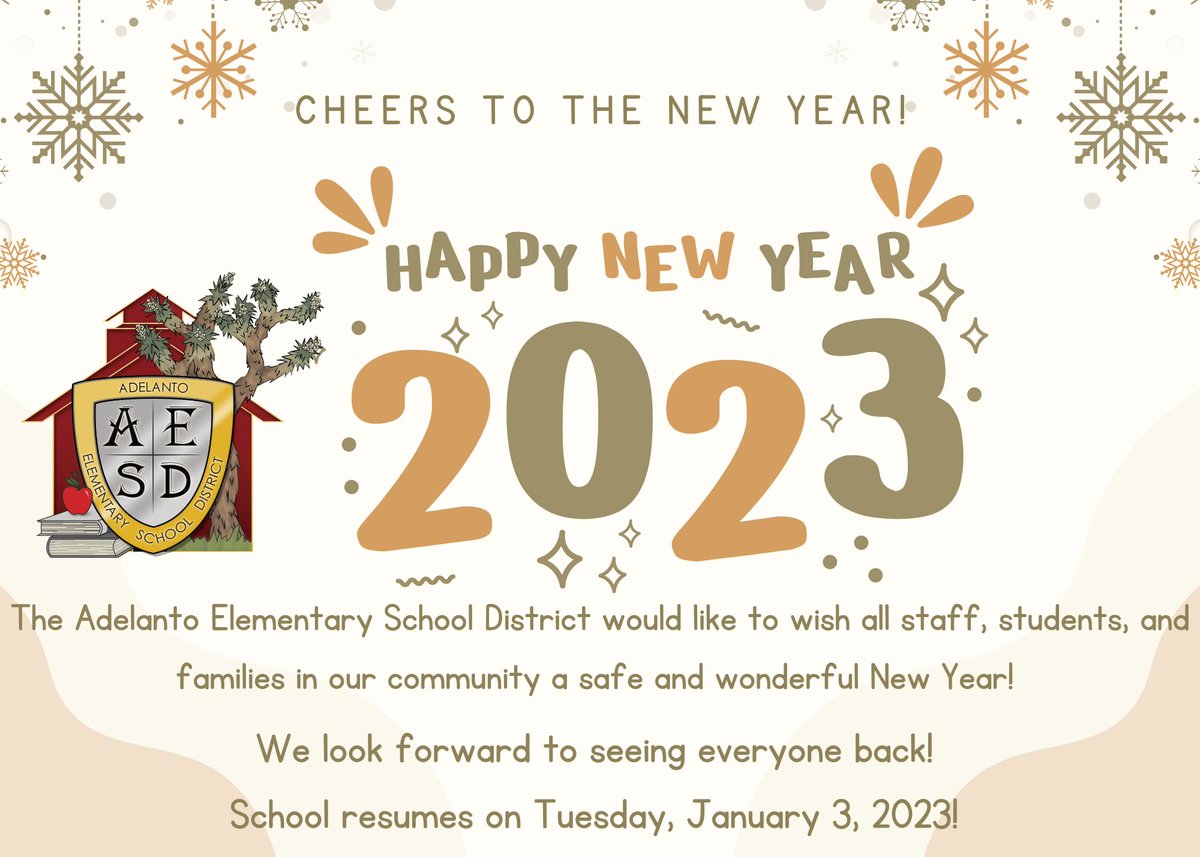 Adelanto Elementary School District tweet media
