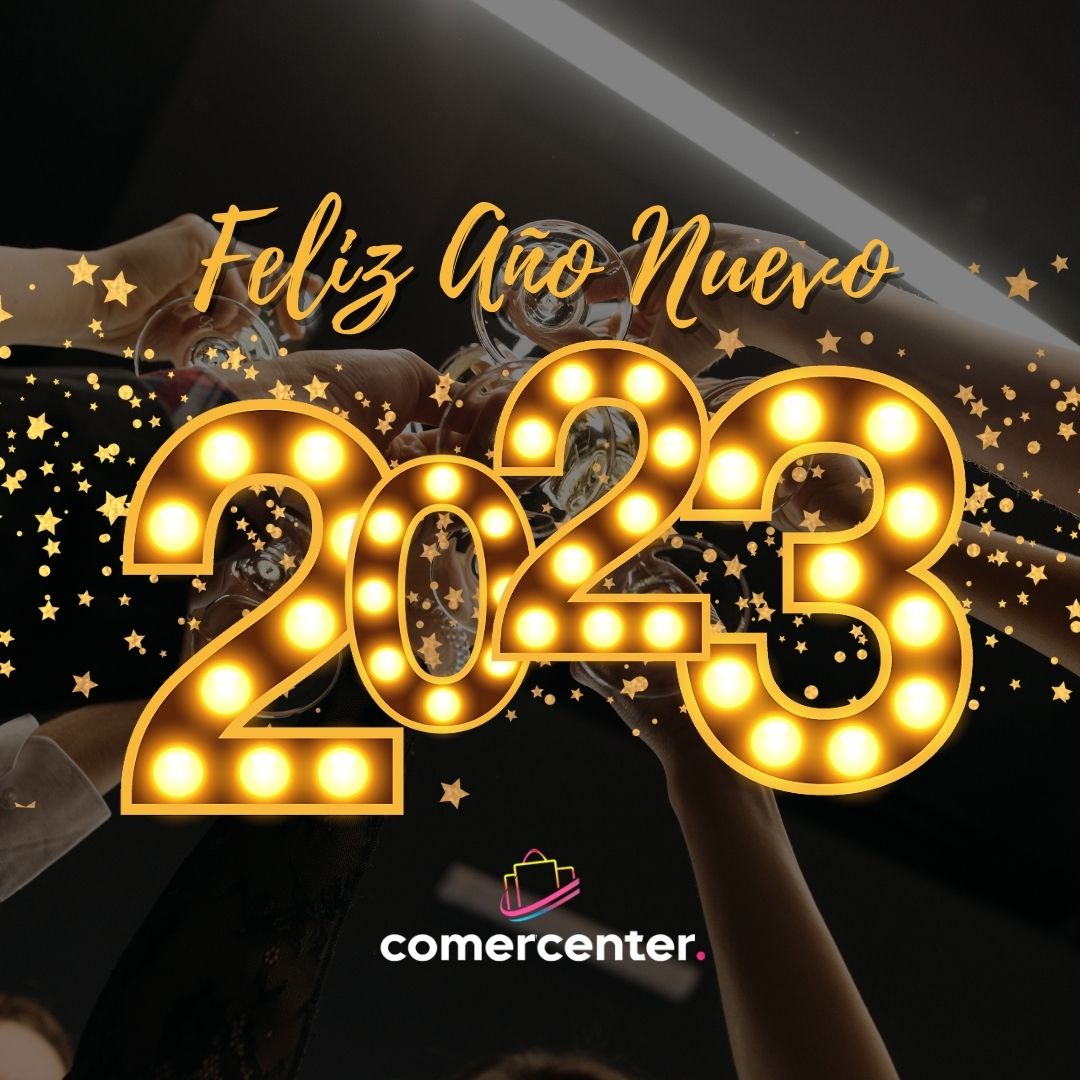 Brindemos por un año que culmina y por un #FelizAñoNuevo2023 lleno de éxito, metas, propósitos, objetivos, emprendimiento pero sobre todo, que esté lleno de abundancia, ventas, salud y prosperidad infinita.

#GraciasPorTodo2022 🥂 #Comercenter