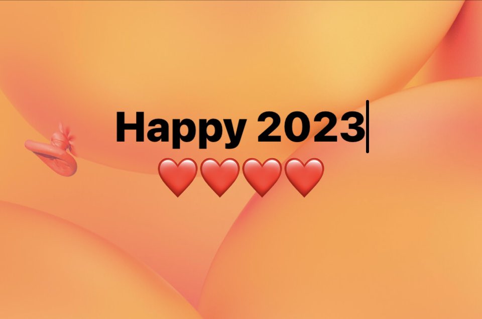 May the new year be everything you want it to be❤️