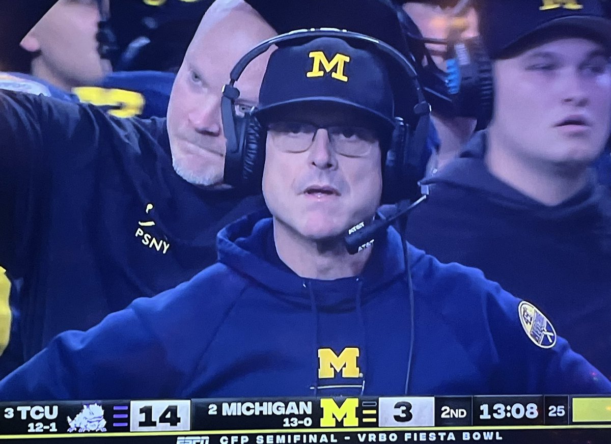 Ugh…that blank, flummoxed stare is back.  Better see some flicker of a clue in these eyes in the second half.