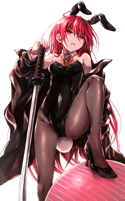 うさぎ年なので過去に描いたバニーなシャナちゃんも置いときますね 