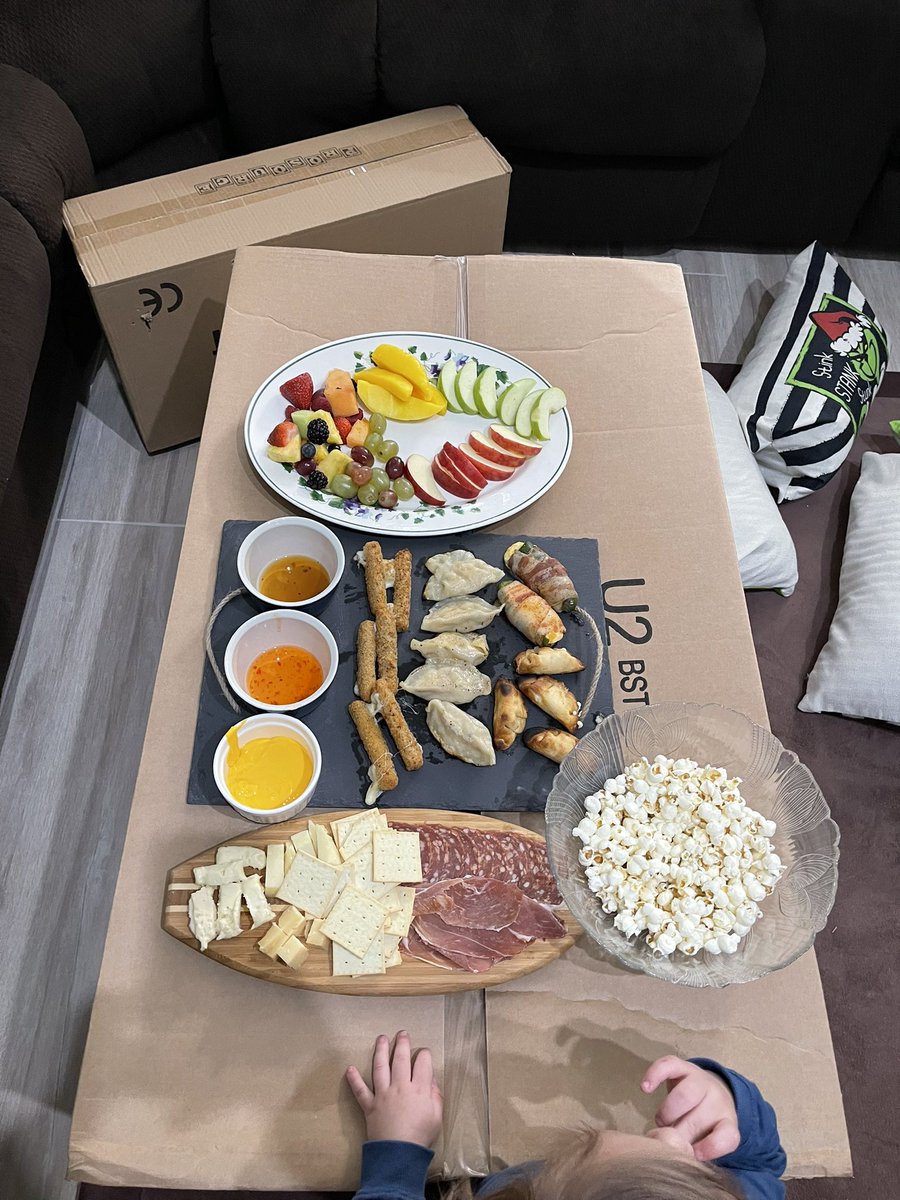 Happy New Year! Best wishes for a safe and prosperous 2023! This is how to usher in the new year with a 17 month old. #NewYear #charcuterie #chillinathome
