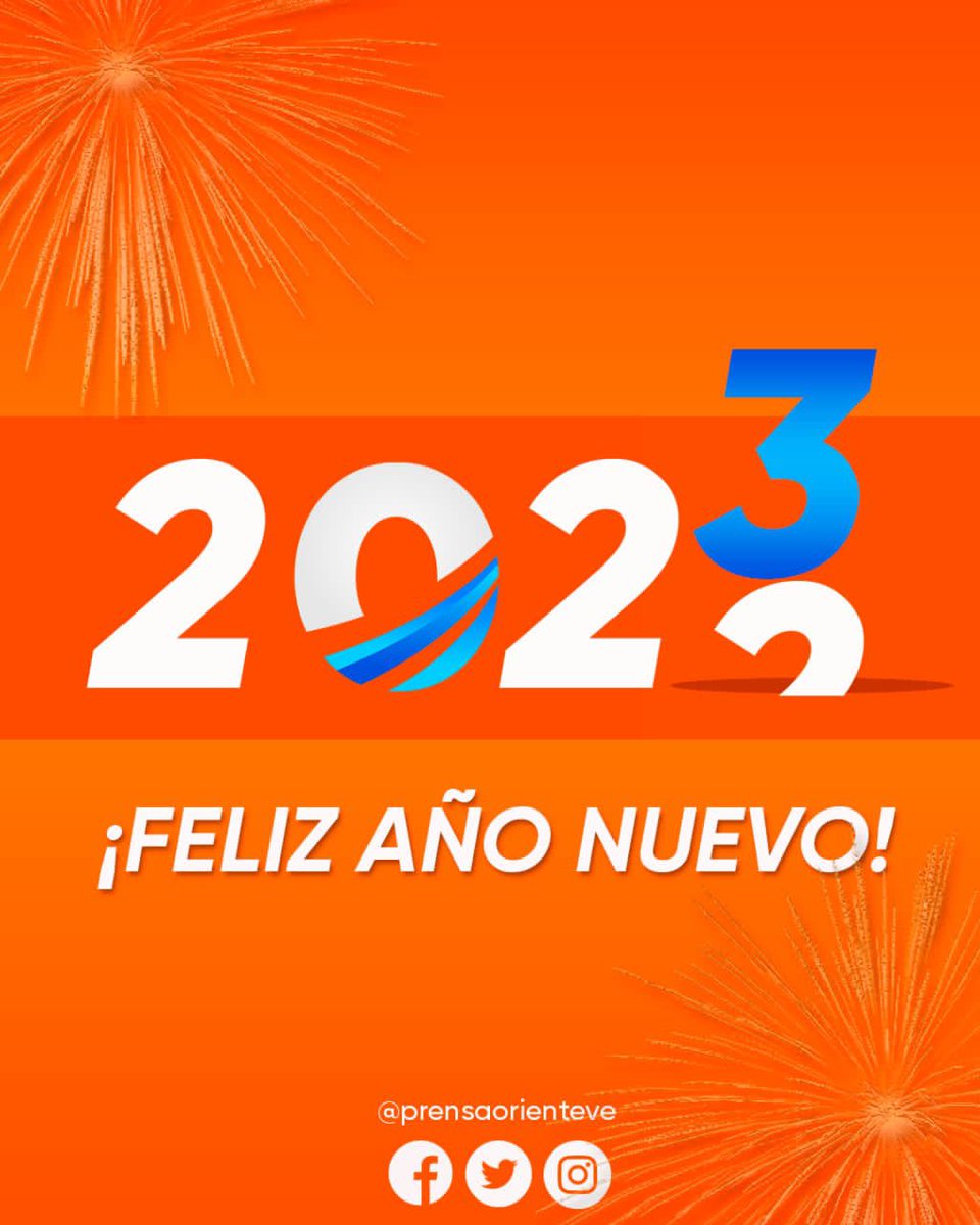 PrensaOrienteVE's tweet photo. ¡Gracias por acompañarnos durante los 365 días de este 2022! 

Nuestra labor es mantenerte conectados con la noticia y en el próximo año seguiremos informándote, entreteniéndote y educándote con contenido objetivo, veraz y ético. 

#HappyNewYear2023 #FelizAnoNuevo2023 https://t.co/DUJdzhO5wU