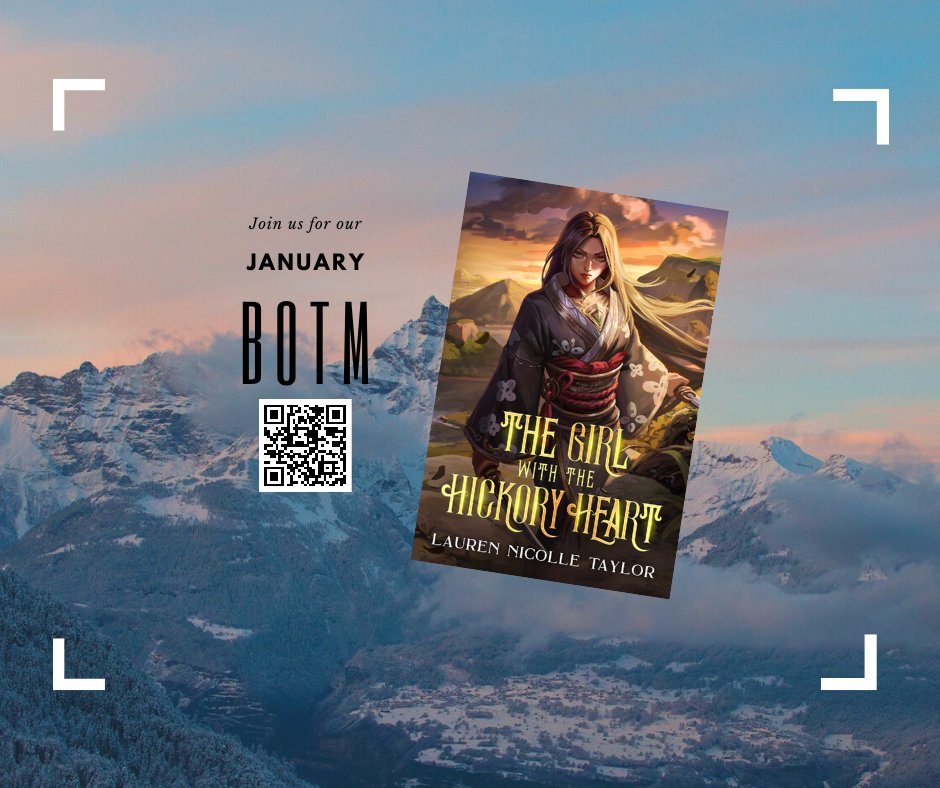 Our January #GoldenWheatLibrary #BOTM is THE GIRL WITH THE HICKORY HEART, by Lauren Nicolle Taylor! This one is a personal favorite in our home, so I'm excited to hear from other fans and new readers! Scan the QR code to join in on the discussion!