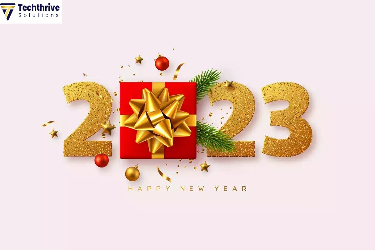 uxturm's tweet image. A #newyear is filled with possibilities, so dream big and believe in yourself this year!
#TechthriveSolutions wishing all to have a truly remarkable and blissful year ahead! May the New Year 2023 brings more happiness, success, love, and blessings!
#HappyNewYear2023