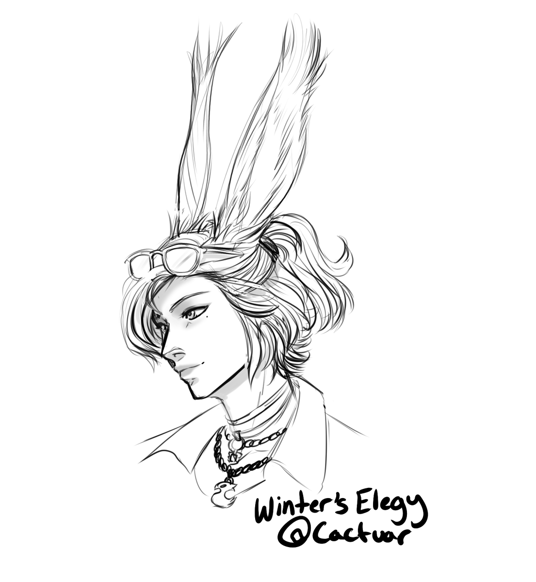 JennyFloofer's tweet photo. Only could draw one thing this time but it was fun :3
#WallyArtParty 
#FFXIV https://t.co/JTEGXCHj1J