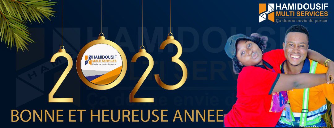 HamidousifD's tweet photo. On vous souhaite une heureuse année 2023 pleine d'énergie, de prospérité, et de réussite.
Notre équipe est toujours aussi enthousiaste à vous satisfaire, à vous apporter la meilleure qualité de service possible.
Puissiez-vous nous conserver toute votre confiance pour #2023 https://t.co/Z6SKl0zlqi
