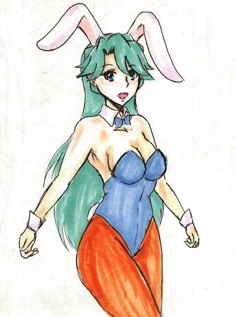 描き初めバニガみなみさん②今年はバニガたくさん描いてこ。 