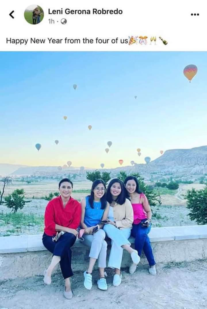 Angat buhay talaga ang leni robredo. World tour yarn? Dami ipon ah 🤣