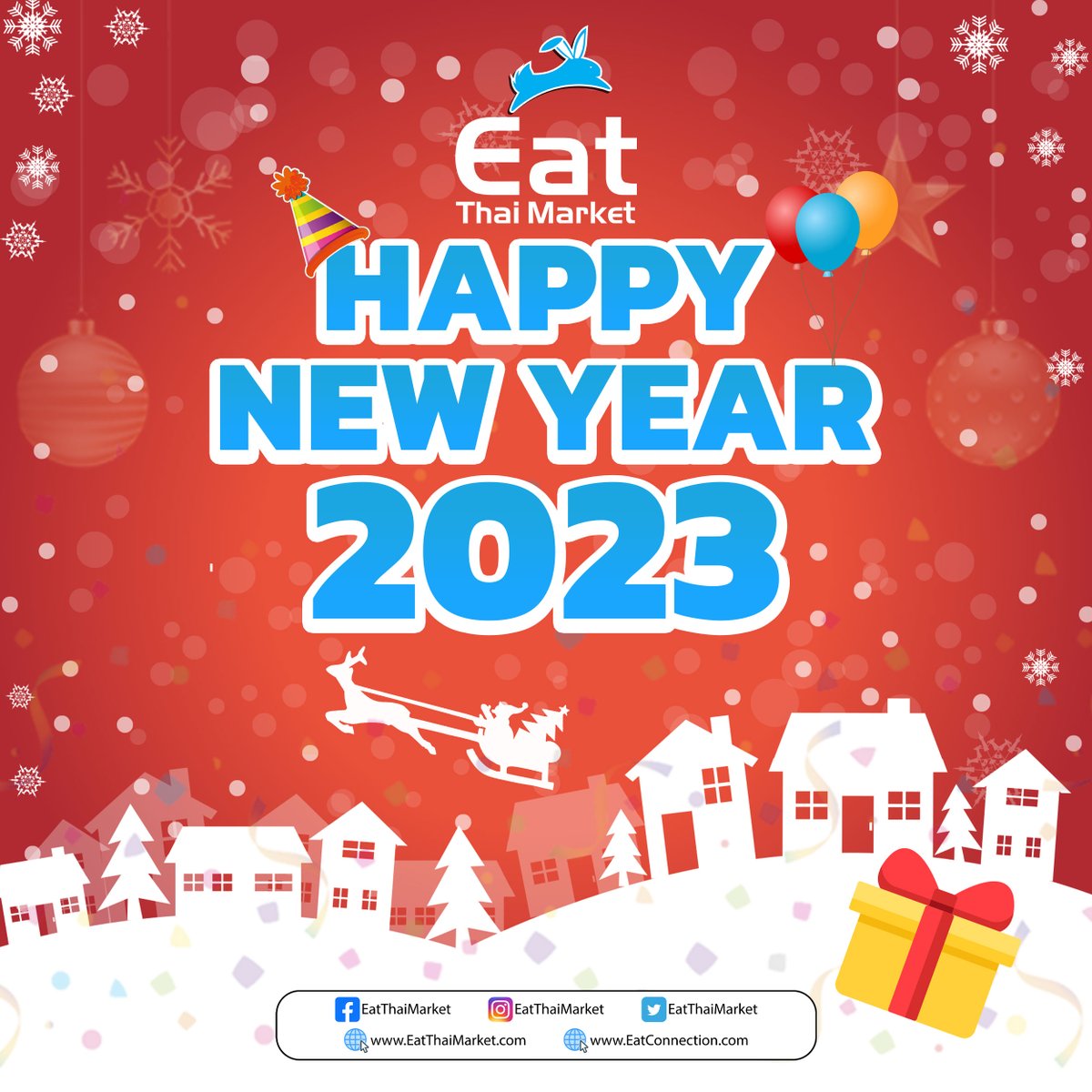 EatThaiMarket's tweet photo. Happy New Year 2023 🥳🎉

#NewYear #HappyNewYear2023
#EatThaiMarket #EatConnection https://t.co/1DShB0Tvq3