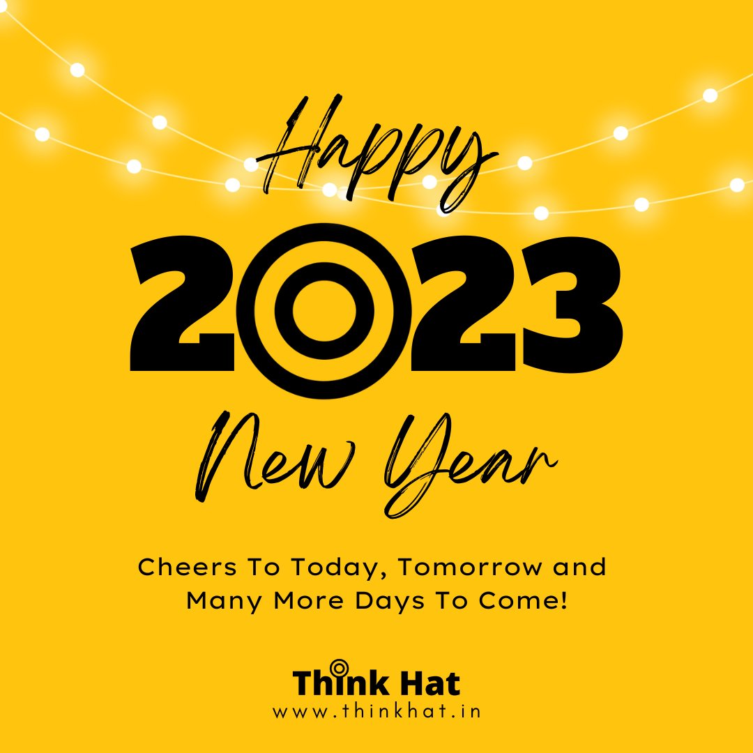thinkhatindia's tweet photo. Let's toast to yesterday's accomplishments and tomorrow's brightest prospects. 
With this, We are all gearing up for an even better year. Cheers to Today, Tomorrow and Many More Days to come!
Happy New Year!
#HappyNewYear #happynew2023 #happynewyear23 #thinkhatfamily https://t.co/whhOEOJgIV