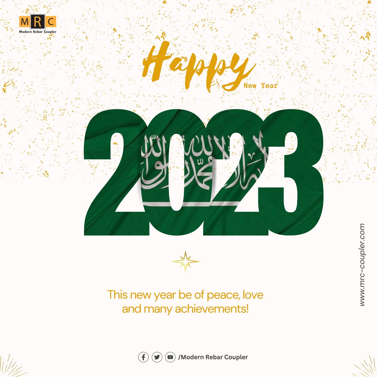 MRCCoupler's tweet image. Wishing everyone a #HappyNewYear 2023🎉

#MRC #Riyadh #Jeddah