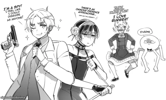Shitpost
It's been a while since I drew in this style 😂

I wanted to traumatize some buddies of mine. Wakey wakey-- creeping out the abyss for ya haha 