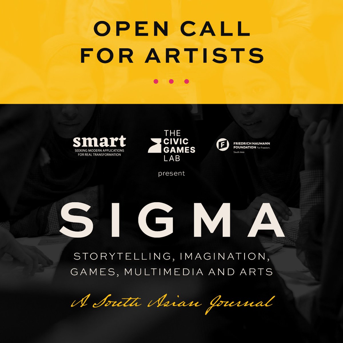gamescivc's tweet photo. This year we also started a journal, a journal called 'SIGMA' through which we hope to capture the usage of storytelling, games and other methodologies towards building and fostering civic participation, building Communities and social change. Not only in India, but in South Asia https://t.co/aATpu2Mqw8