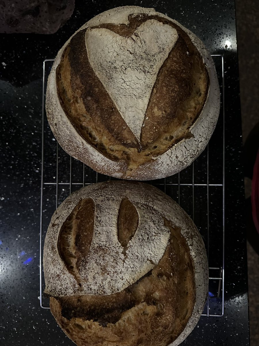 HAPPY, HEALTHY 2023! 
Fresh baked sourdough to see in the year. 

#sourdough #newyear #2023 #happynewyear