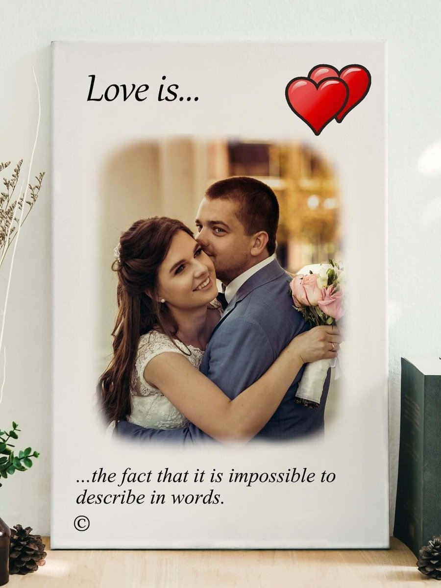 SOGifts1's tweet photo. 🤑Enjoy the deal and save up your money Personalised "Love is" on the canvas is now selling at €19.99🤑
at 👉https://t.co/9qz3eDSoJQ
Grab it ASAP https://t.co/yDPShHcv5v
#uniquegift #wedding #personalizedgift #giftsidea #gifts #love #christmas #birthday #life #valentine https://t.co/fmYR5SYAtt
