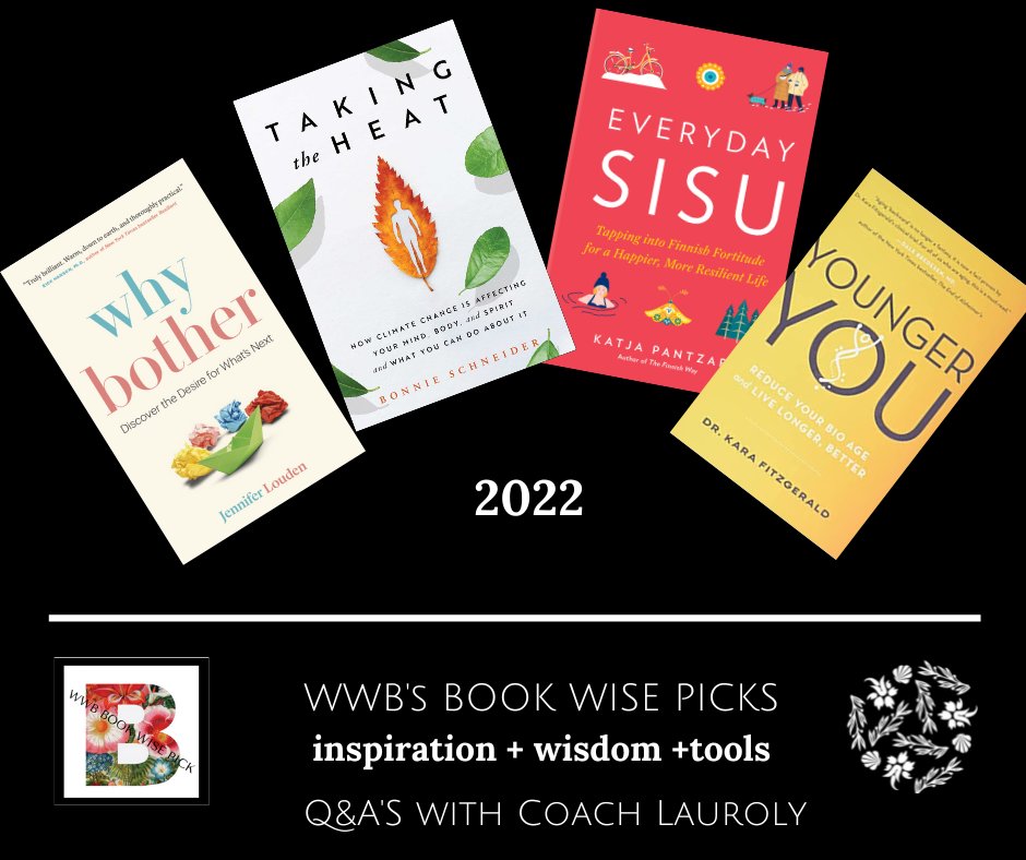Lauroly's tweet photo. #books #bookblogger It was an honor to Q&amp;A with these inspiring authors who help us cultivate #wellness wisdom. Look out for the Winter Book Wise pick this January. I think the focus is what we need in 2023. Hint...fun! @jenlouden @kfitzgeraldnd @bonnieschneider @katjapanzar https://t.co/asovJUv6YT