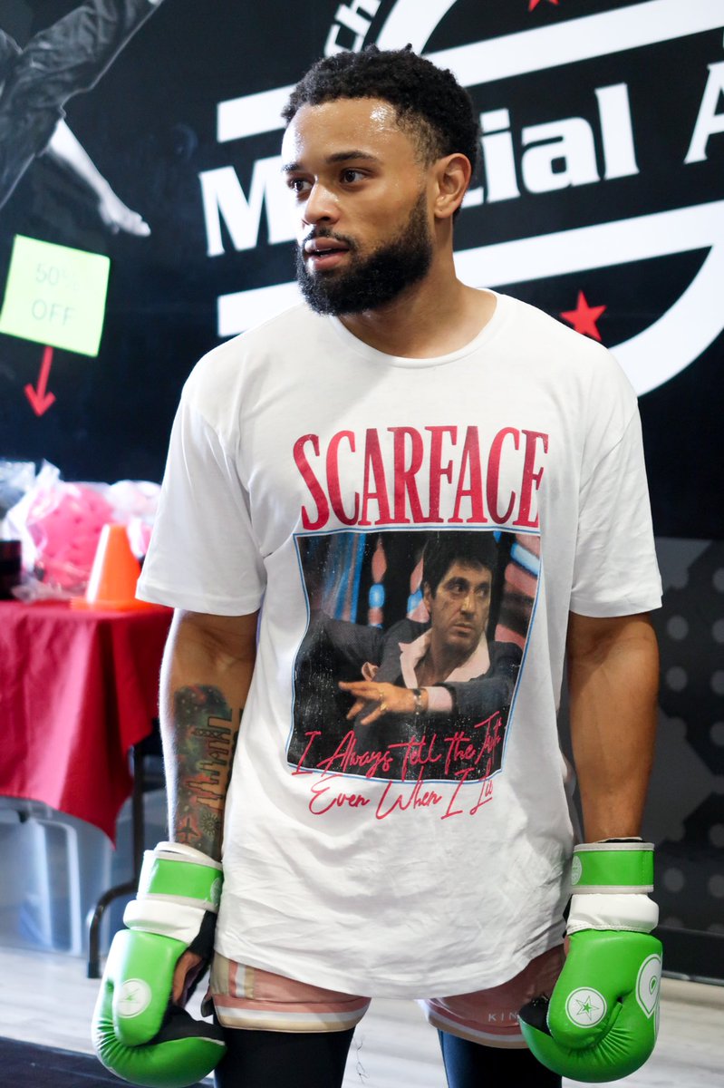 realzachwinder's tweet image. “You need people like me” #scarface #kickboxing #pointfighting