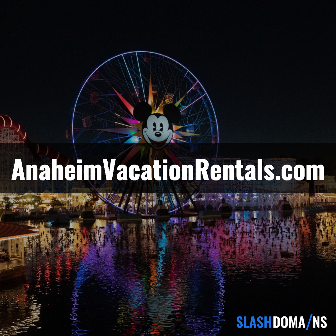 SlashDomains's tweet photo. Are you a short term rental operator with properties in Anaheim, CA? AirBnB, VRBO, or directly....this is the perfect domain for you to advertise your property for rent. https://t.co/wtdXzKdkFx is for sale! https://t.co/pB3Ni3yeOn