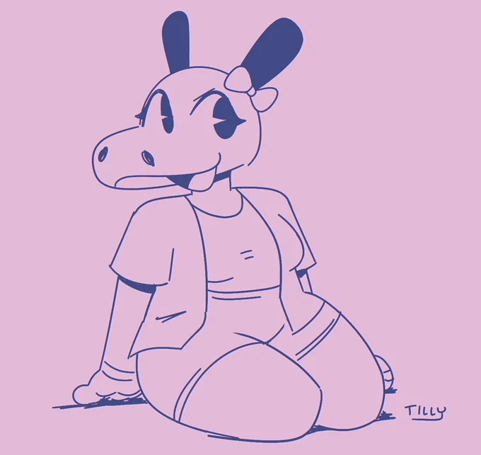 horse girl that i havent drawn in 9 months 