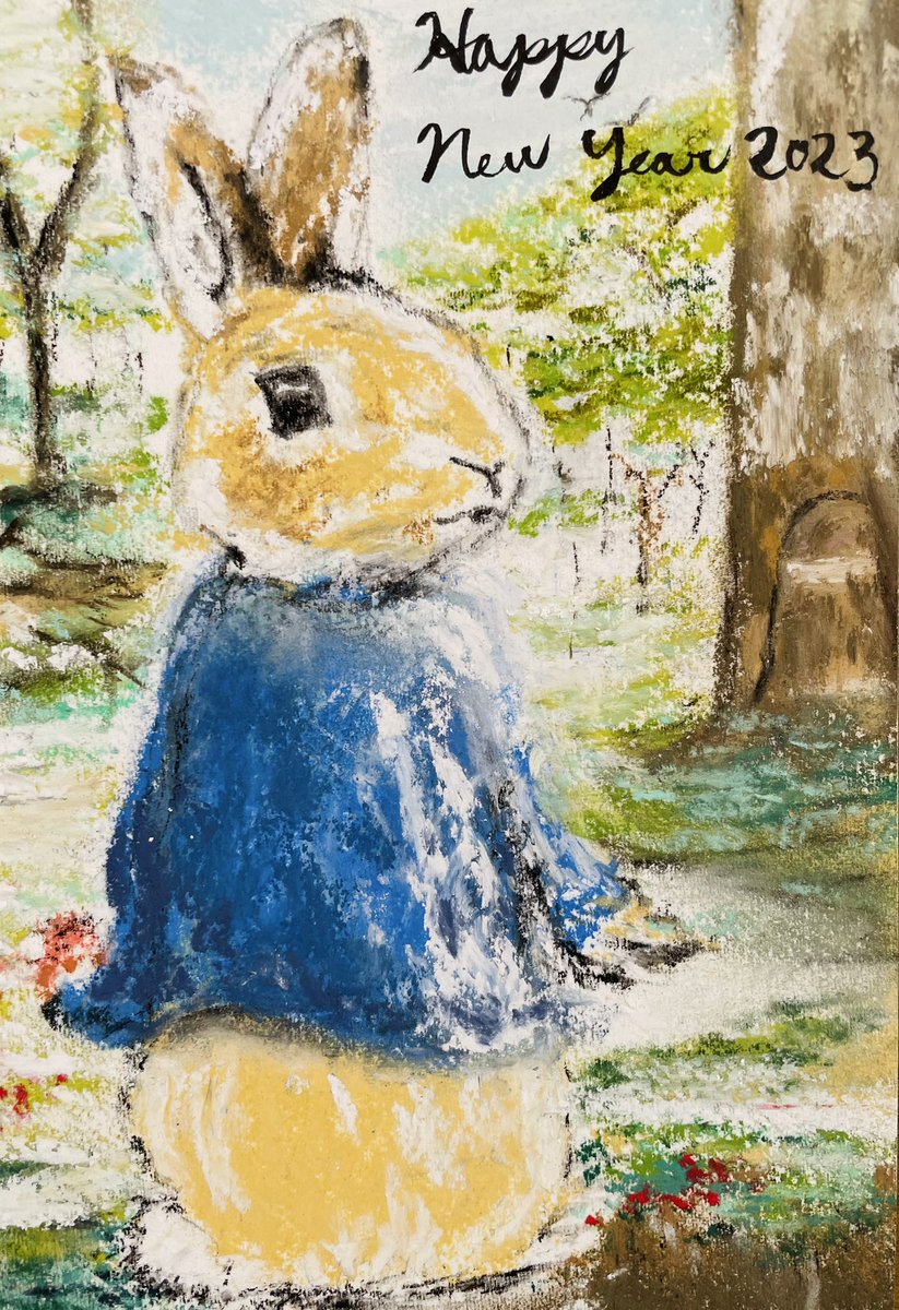 jkmdjwt's tweet photo. 明けましておめでとうございます。
今年の年賀状は卯年なのでピーターラビット🎍 https://t.co/HkDBZuY7hz
