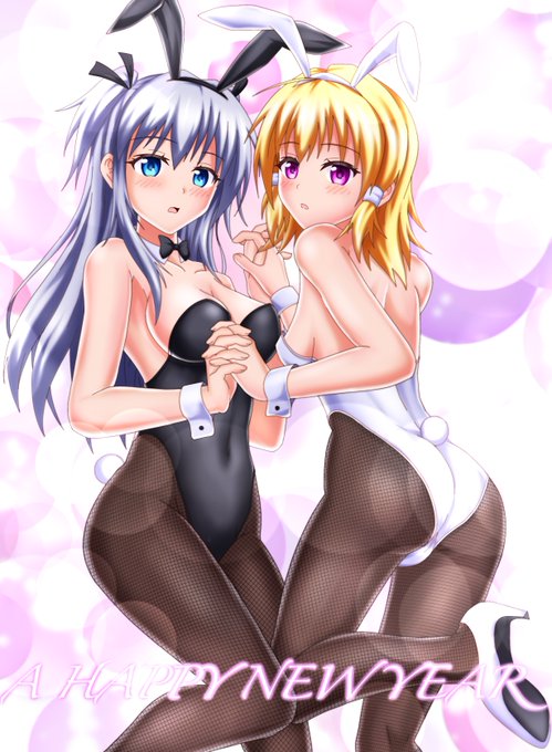 明けましておめでとうございます‼
兎年なのでウチの子エイルとミューズでバニーちゃん描きました(安直)
今年も仲良くしてください('∀`*) 