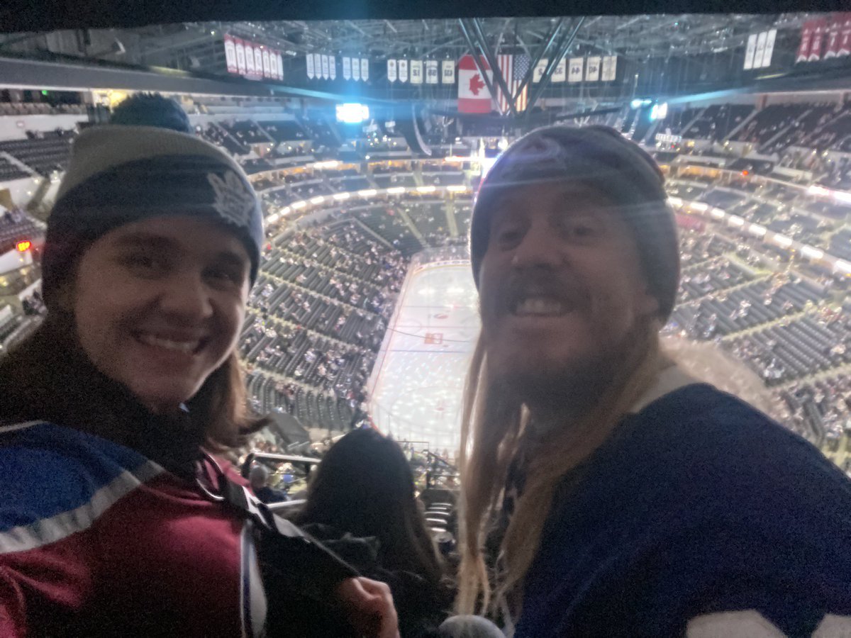 puckwraith's tweet photo. Our 4th Avs vs Leafs! #GoAvsGo https://t.co/2tGa3G2KY8