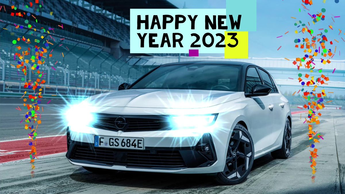 Happy New Year 2023 🎇🎆🥳 to everyone!!!

#HappyNewYear #HappyNewYear2023 #NewYear #OpelAstra #OpelGSe #OpelAstraGSe #GrandSportElectric #OpelMotorsport #KONI #KoniFSD #KONIshocks #Lausitzring #OpelCompass #OpelVizor #OpelDesign #IntelliLux #LEDPixel #ThisIsOpel