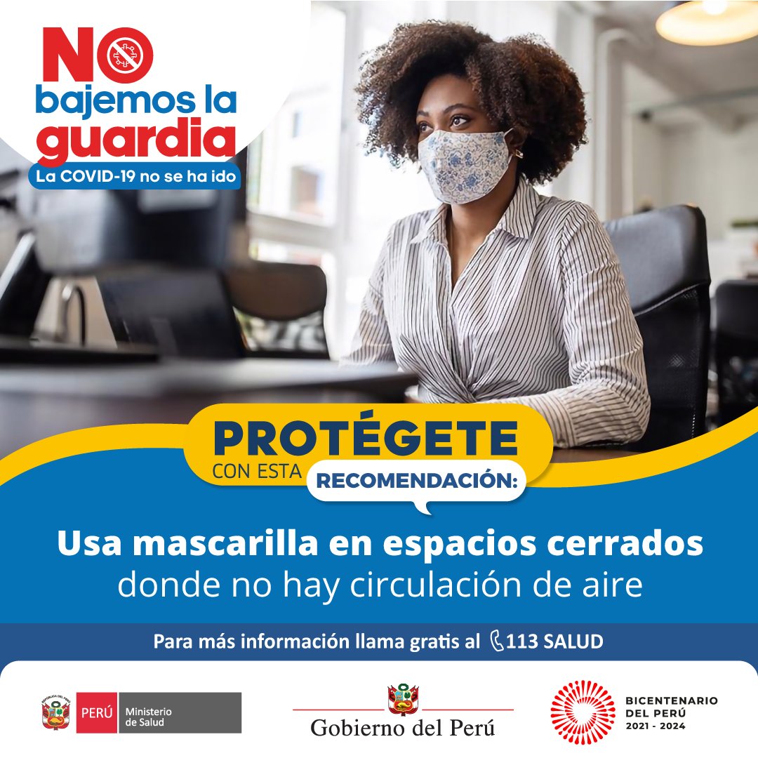 INS Per On Twitter RT Minsa Peru Prot gete De La COVID19 Usa 