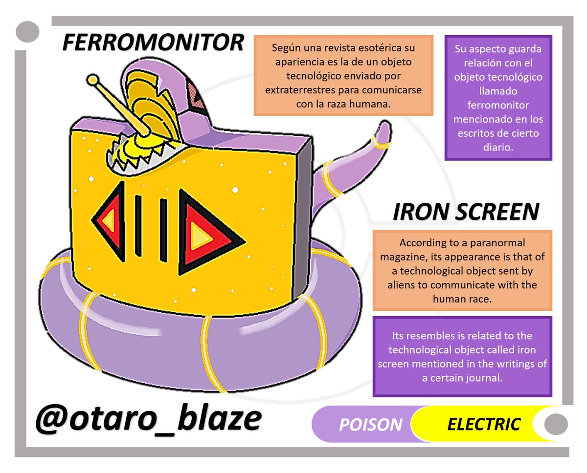 otaro_blaze's tweet photo. Meet my new #fakemon
Conoce a mis nuevos fakemon
@EBaruON 
#RetoFakemon Formas Paradox
#Psyduck #past
#Arbok #future 
#PokemonScarletViolet #PokemonViolet #PokemonScarlet #pokemon #paradox #PokemonEscarlataPurpura https://t.co/MbWuH3mqzy
