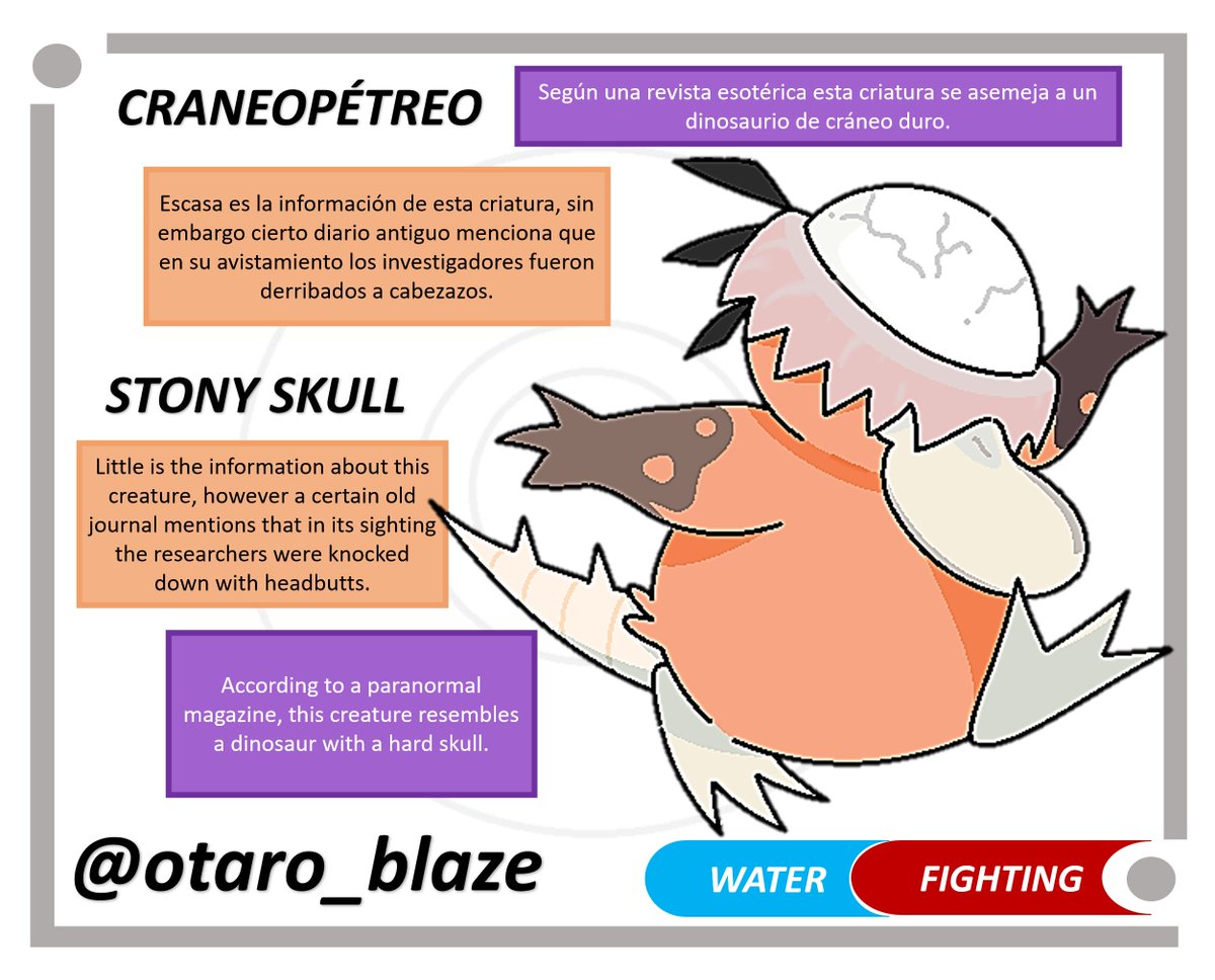 otaro_blaze's tweet photo. Meet my new #fakemon
Conoce a mis nuevos fakemon
@EBaruON 
#RetoFakemon Formas Paradox
#Psyduck #past
#Arbok #future 
#PokemonScarletViolet #PokemonViolet #PokemonScarlet #pokemon #paradox #PokemonEscarlataPurpura https://t.co/MbWuH3mqzy