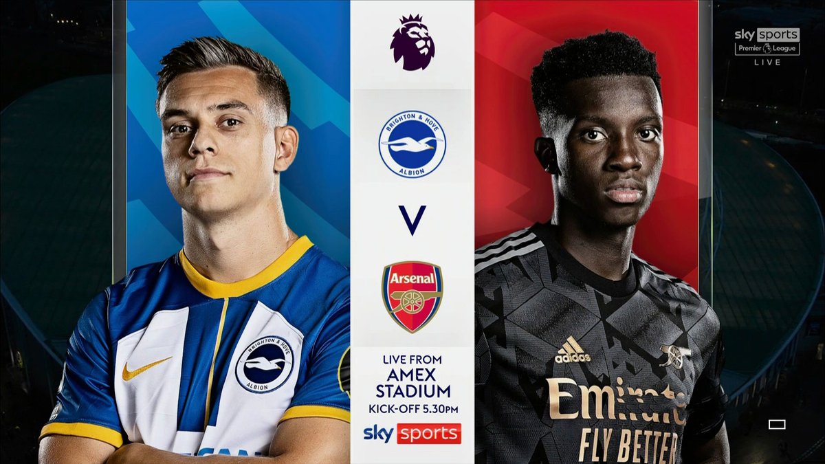 Full match: Brighton & Hove Albion vs Arsenal