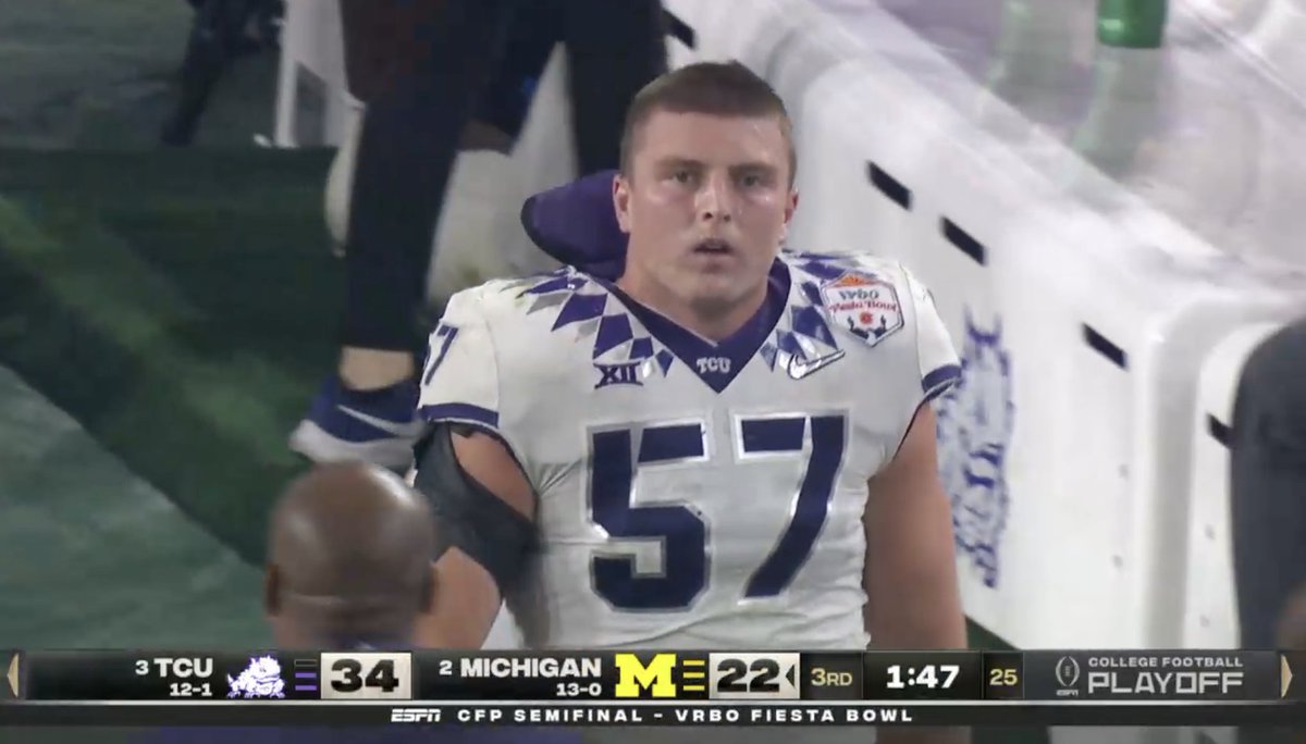 BR_CFB's tweet photo. Johnny Hodges after that two-point conversion stop 🤏 https://t.co/TABftZOAtB