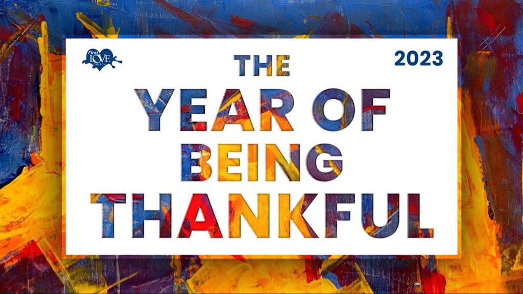 FirstLoveCenter's tweet photo. The Year of Being Thankful.
#TsalachNight22 https://t.co/HoGrCw1x30